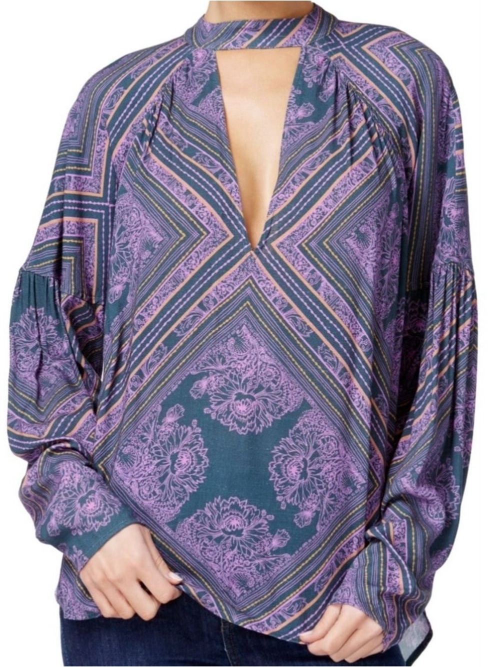 Free People Walking on a Dream Tunic Blouse